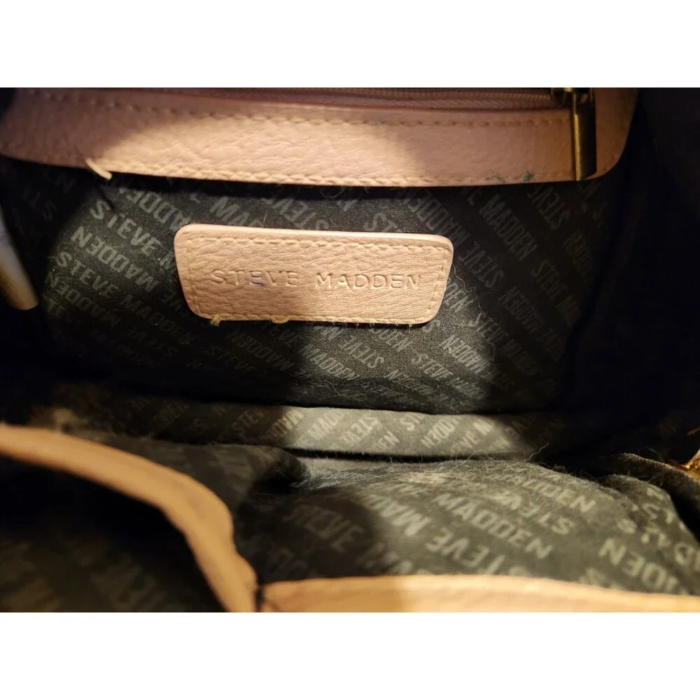STEVE MADDEN mini Pink backpack with pockets&tassel - Picture 7 of 10
